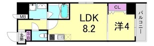 西長堀駅 徒歩5分 11階の物件間取画像